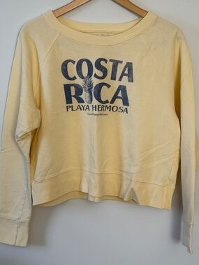 Ralph Lauren denim & supply costa rica cropped sweatshirt sz large